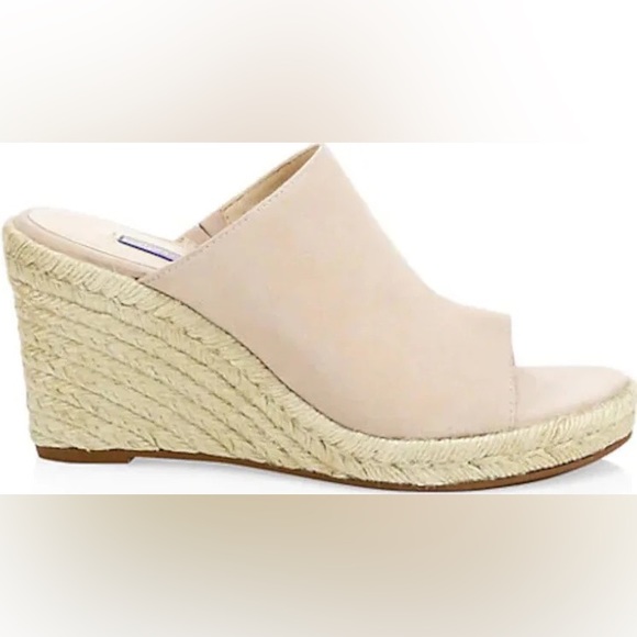 Stuart Weitzman Marabella Slide Espadrille Sandal in Pink - Picture 2 of 11